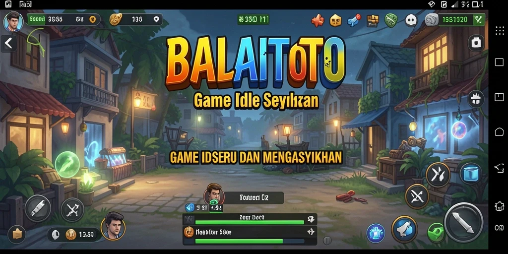 Screenshot gameplay BALAITOTO menunjukkan momen seru dalam permainan Idle.