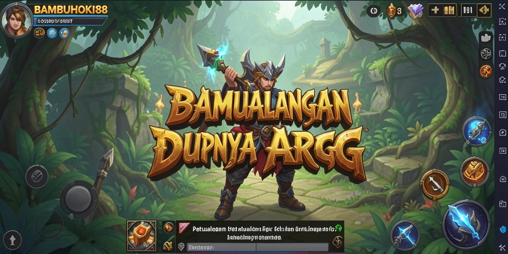 Tangkapan layar gameplay BAMBUHOKI88 yang penuh aksi dan menegangkan.