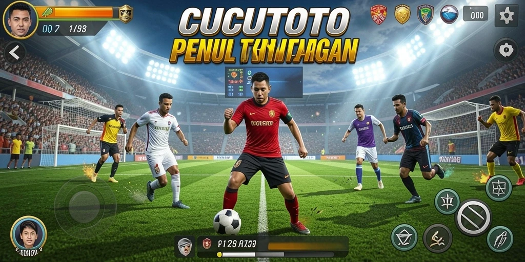 Tampilan gameplay seru dalam CUCUTOTO olahraga.