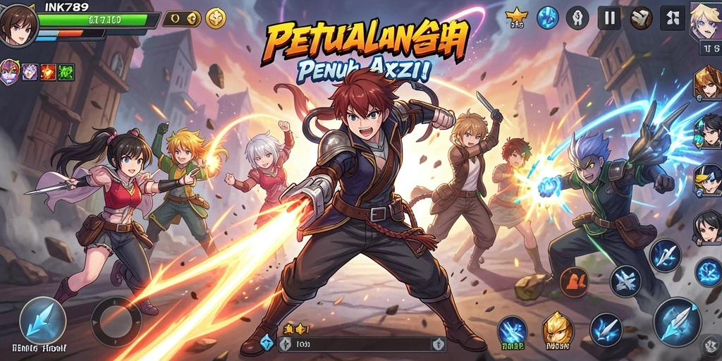 Tampilan Gameplay INK789 yang seru dan penuh aksi.