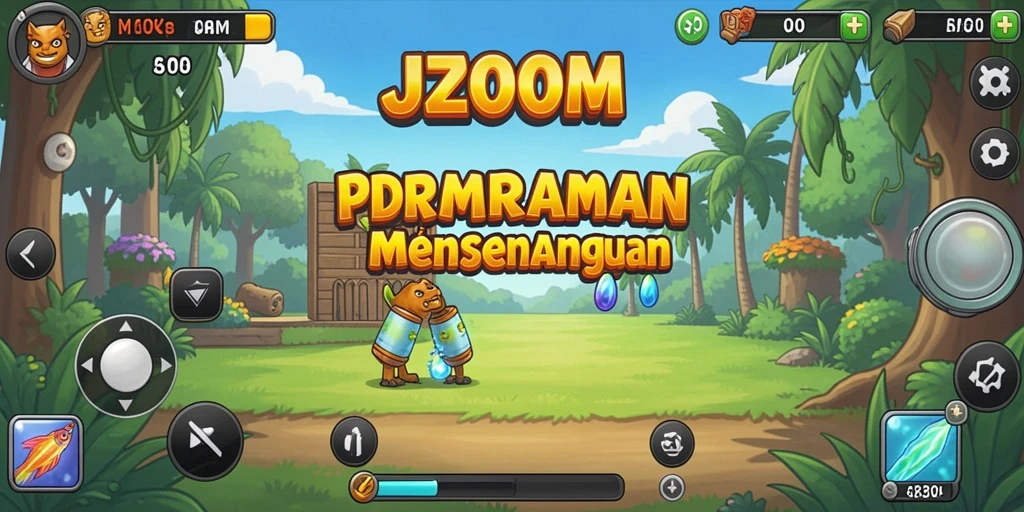 Tampilan gameplay J200M yang menarik dengan elemen Idle.