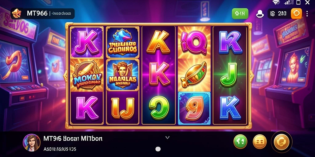 Tampilan screenshot gameplay MT966 yang menampilkan slot menarik dan fitur bonus.