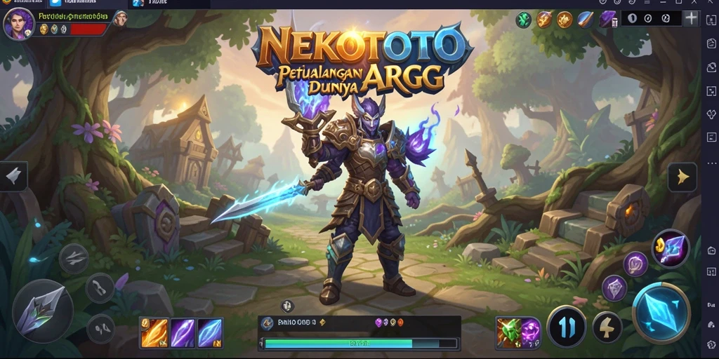 Tangkapan layar gameplay menarik dari NEKOTOTO.