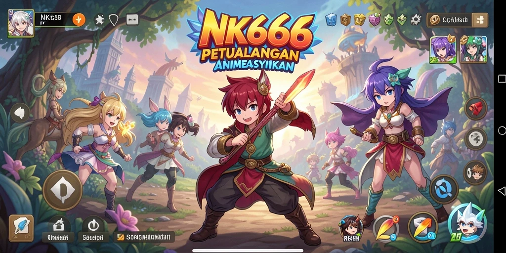 Tampilan gameplay NK666 yang dinamis dan menarik.