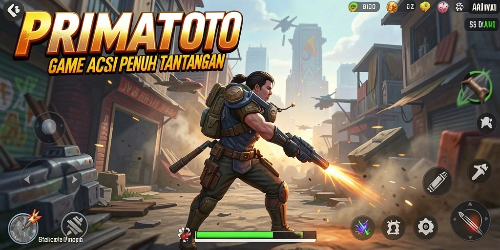 Tampilan menarik dari gameplay PRIMATOTO yang penuh aksi.