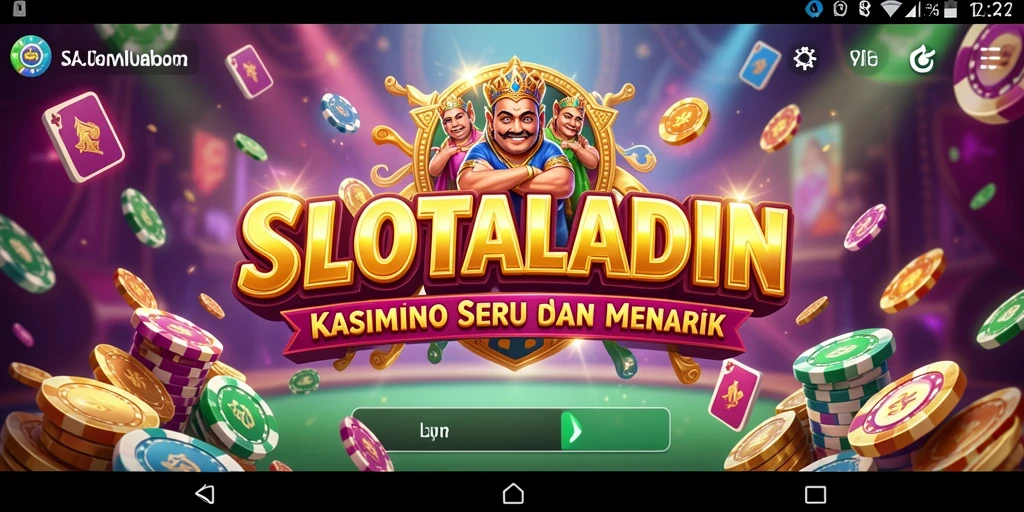 Tampilan menarik dari gameplay SLOTALADIN yang menyenangkan.